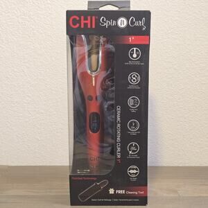 CHI Spin N Curl 1" Curling Iron - Ruby Red (CA2288)